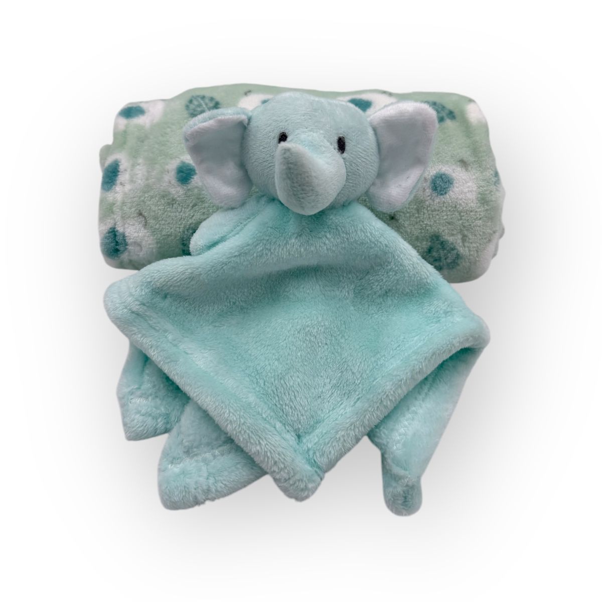 Mother's Choice Boys Elephant Dudu Blanket In Light Sea Green