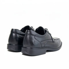 Hush Puppies Mens Edmund Leather Shoes In Black