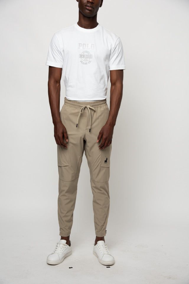 Polo Mens Sport Cargo Pants In Stone