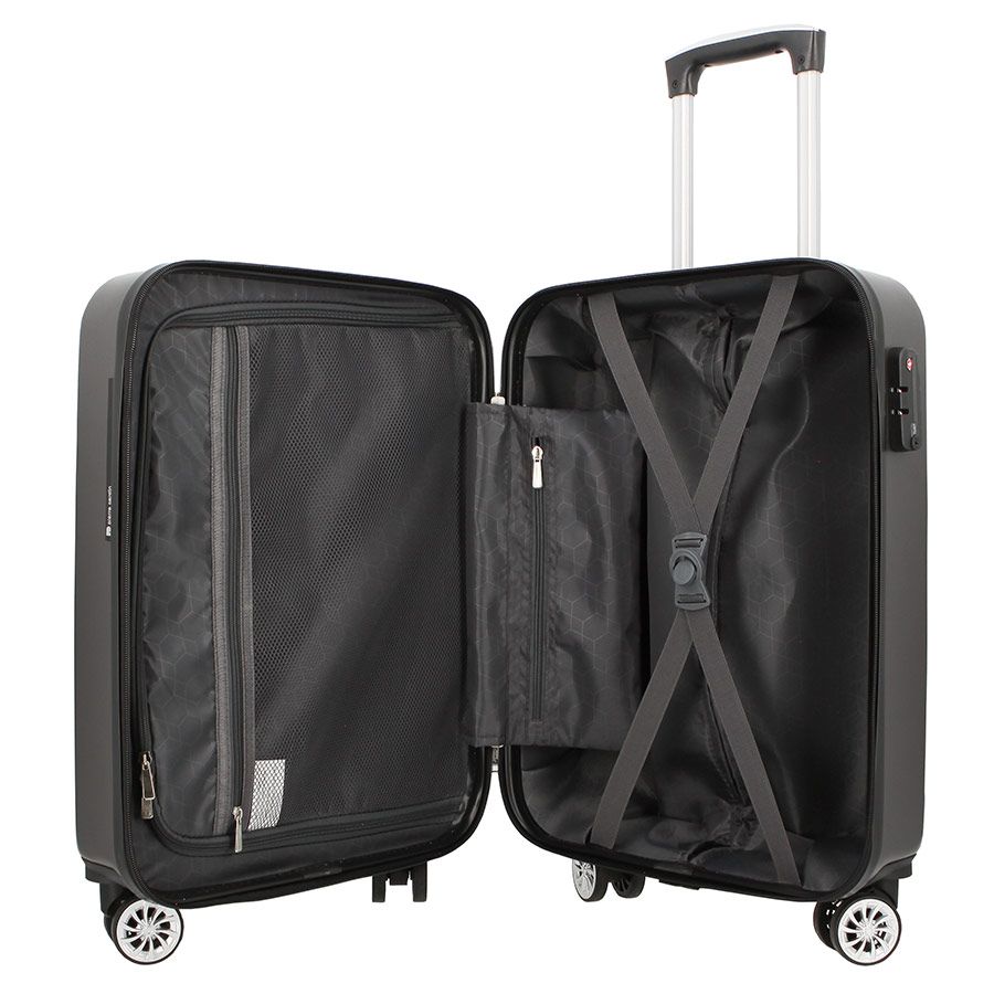 Pierre Cardin Gasper Hardcase Abs Charcoal