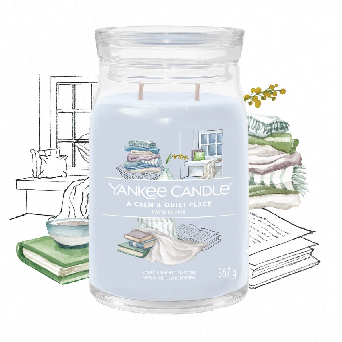 Yankee Large Signature Summit Candle Calm & Quiet Place