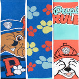 Character Group Boys Paw Patrol 3 Pack Crew Socks In Blue Multi