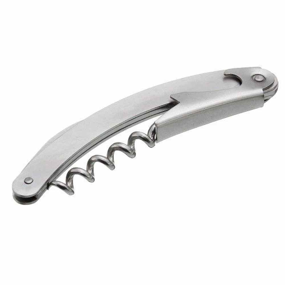 Creative Cooking Wine Bottle Opener In Silver