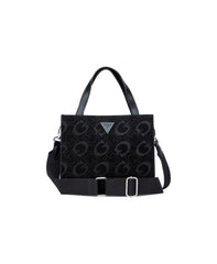 Guess Breena Mini Tote In Coal