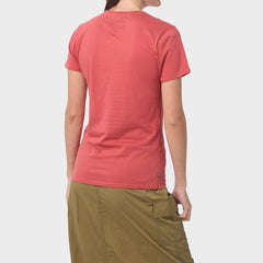 Jeep Womens Organic Applique T-Shirts in Orange