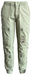 Soviet Mens Sakura Fashion Cargo Pants In Light Sage
