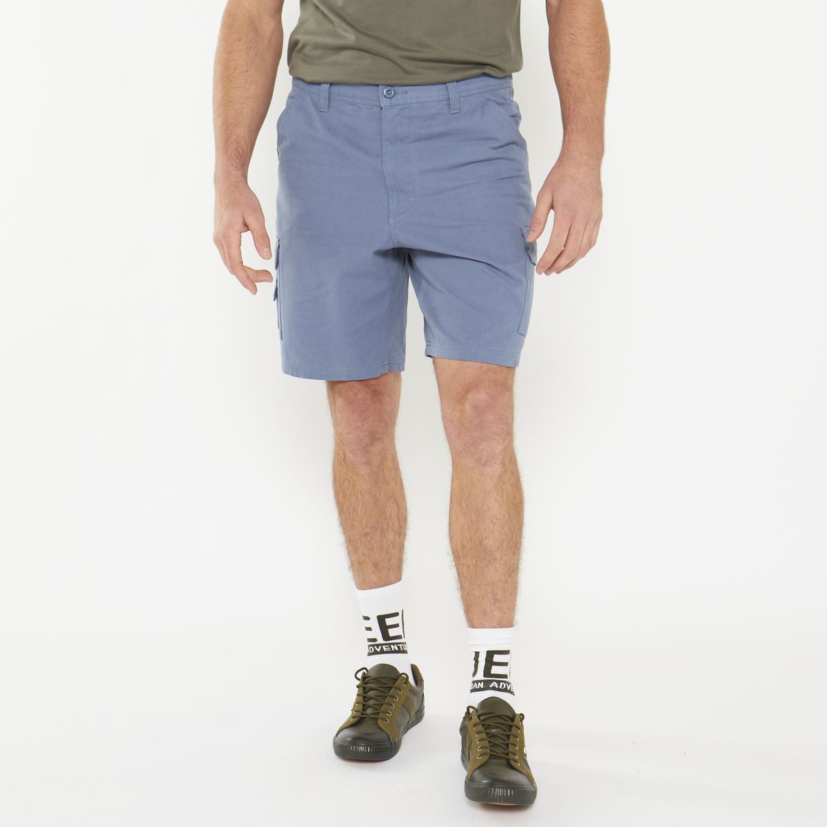 Jeep Mens Trailhawk Fixed Mountain Short In Blue