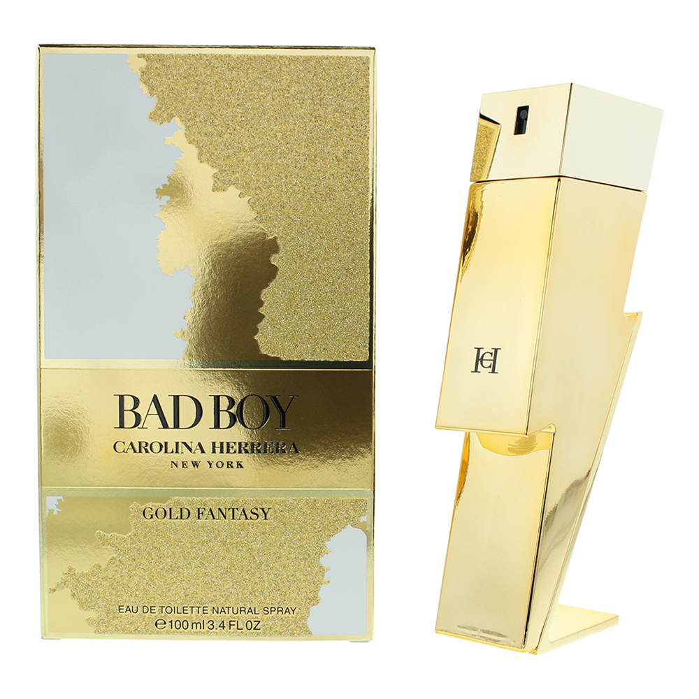 Carolina Herrera Bad Boy Gold Fantasy For Men Edt