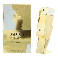 Carolina Herrera Bad Boy Gold Fantasy For Men Edt