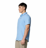 Columbia Mens Silver Ridge Utility Lite Shirt In Light Blue