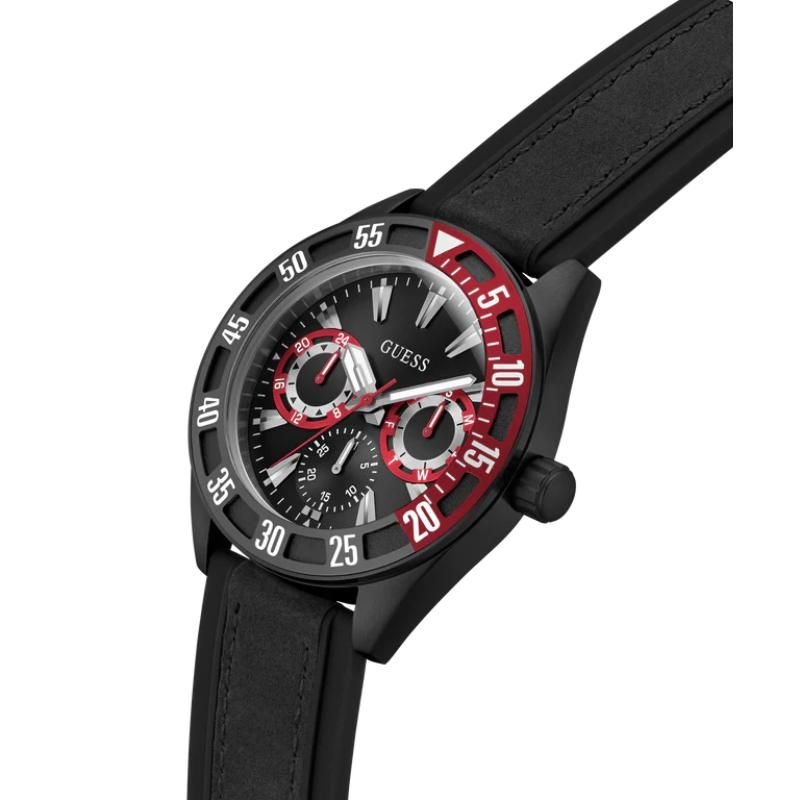 Guess Mens Fucntion Watch In Black