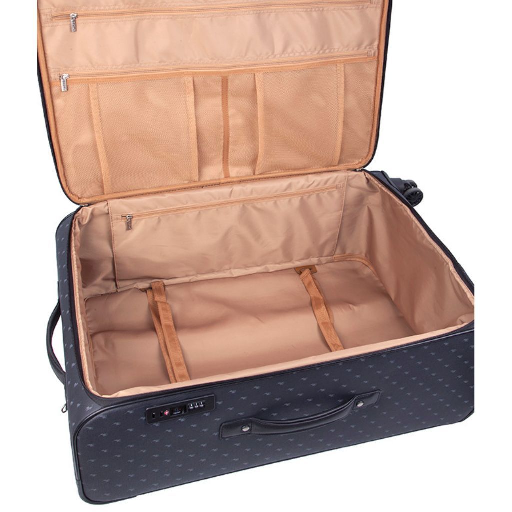 Polo Signature Luggage 4 Wheel Trolley Case Black