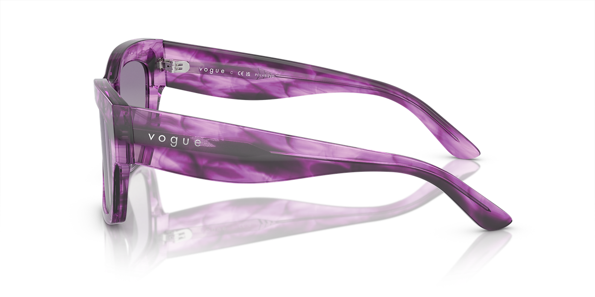 Vogue Sunglasses For Women In Purple Havana