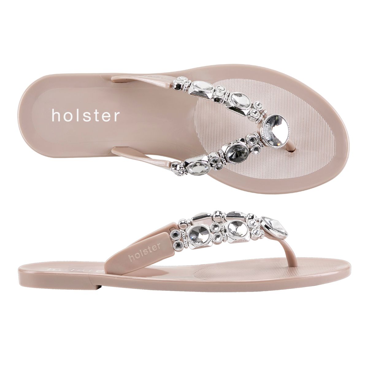 Holster Ladies Glam Sandals In Champagne