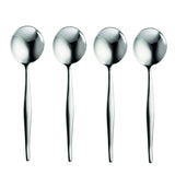 Wechsler 4 Pack Slimline Soup Spoons In Silver