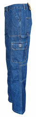 Soviet Mens Rhythm Over Sized Fashion Jeans In Dark Indigo