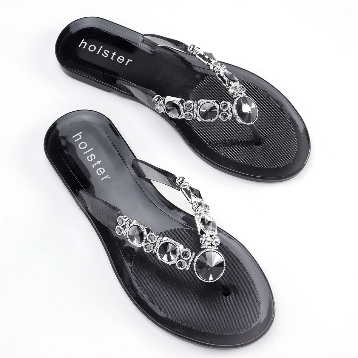 Holster Ladies Glam Sandals In Graphite