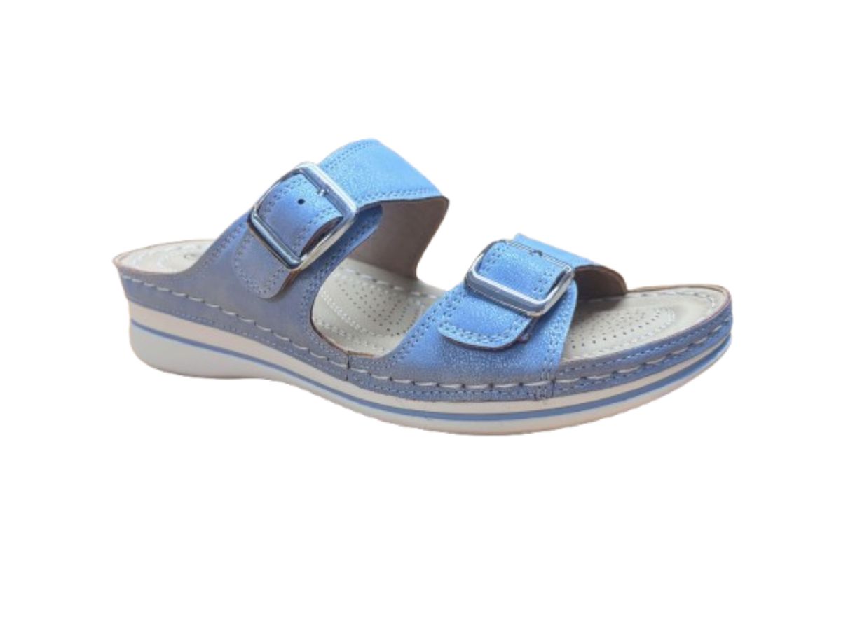 Footflex Womens Sandals In Blue