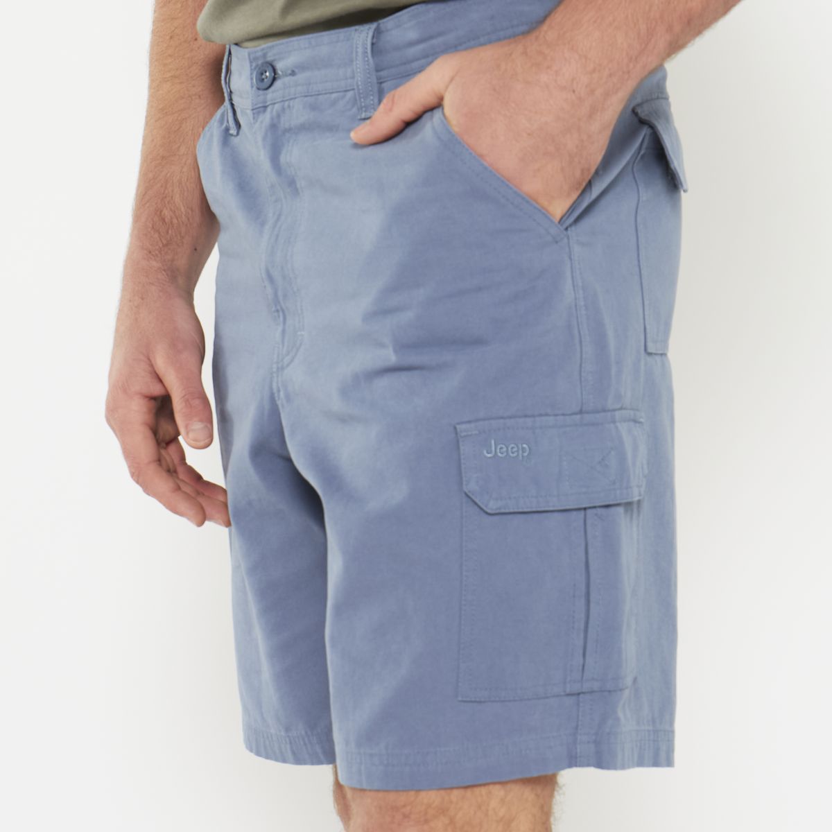 Jeep Mens Trailhawk Fixed Mountain Short In Blue
