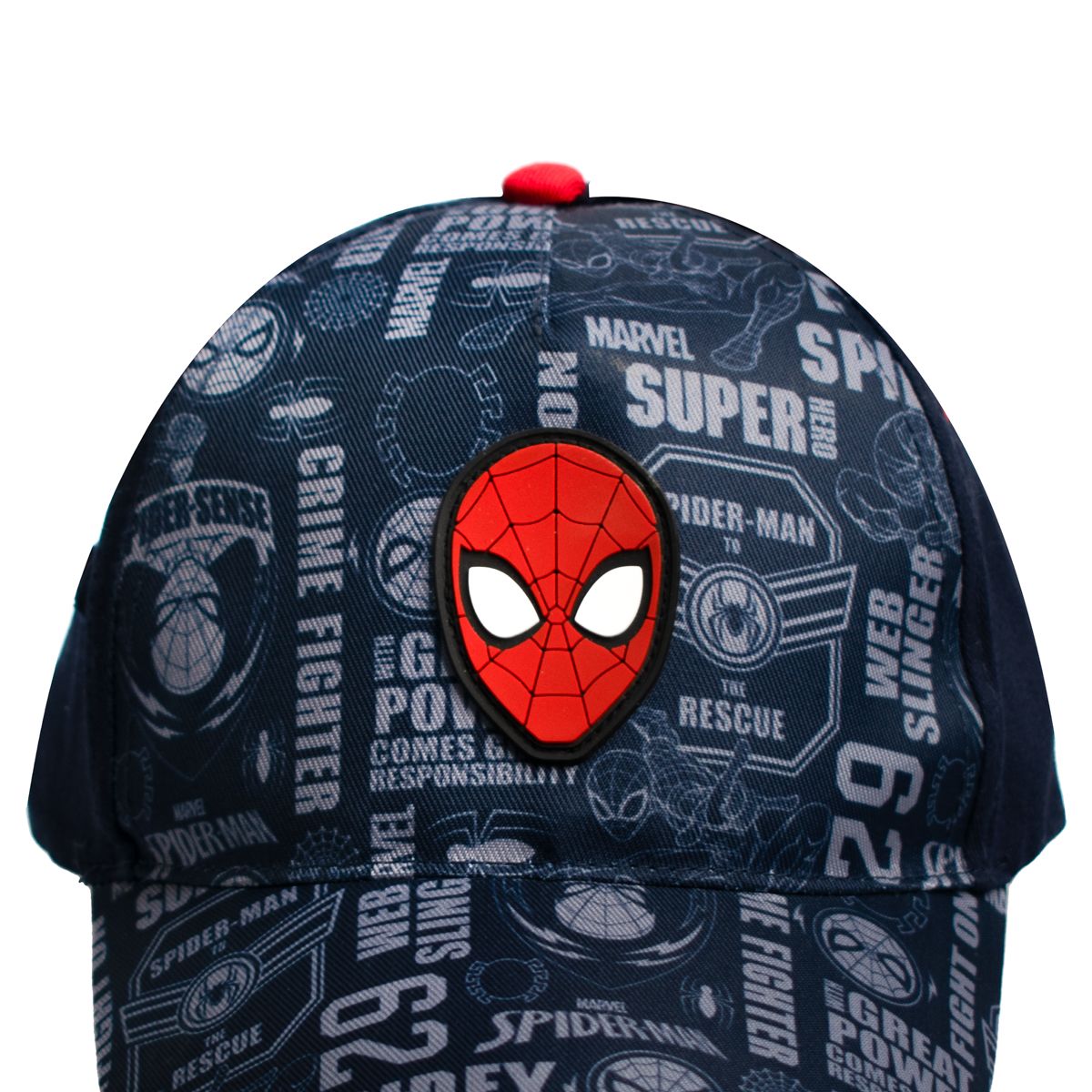 Character Group Spiderman One Up Peak Cap In Navy Multi