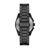 Armani Exchange Mens Parker Black Stainless Steel Watch