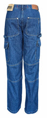 Soviet Mens Rhythm Over Sized Fashion Jeans In Dark Indigo