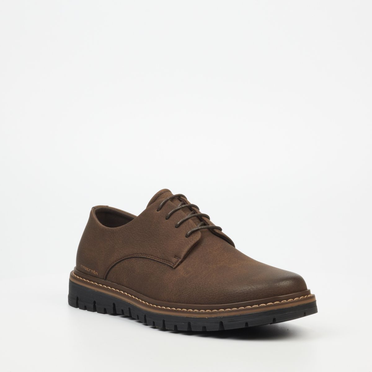 Mazerata Mens Raymond 5 Nubuck Shoes Chocolate