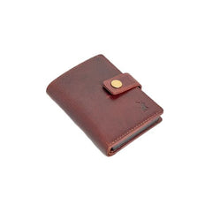 Polo Mens Metal Pop Up Card Holder In Brown