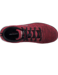 Skechers Mens Red And Black Track Shoes