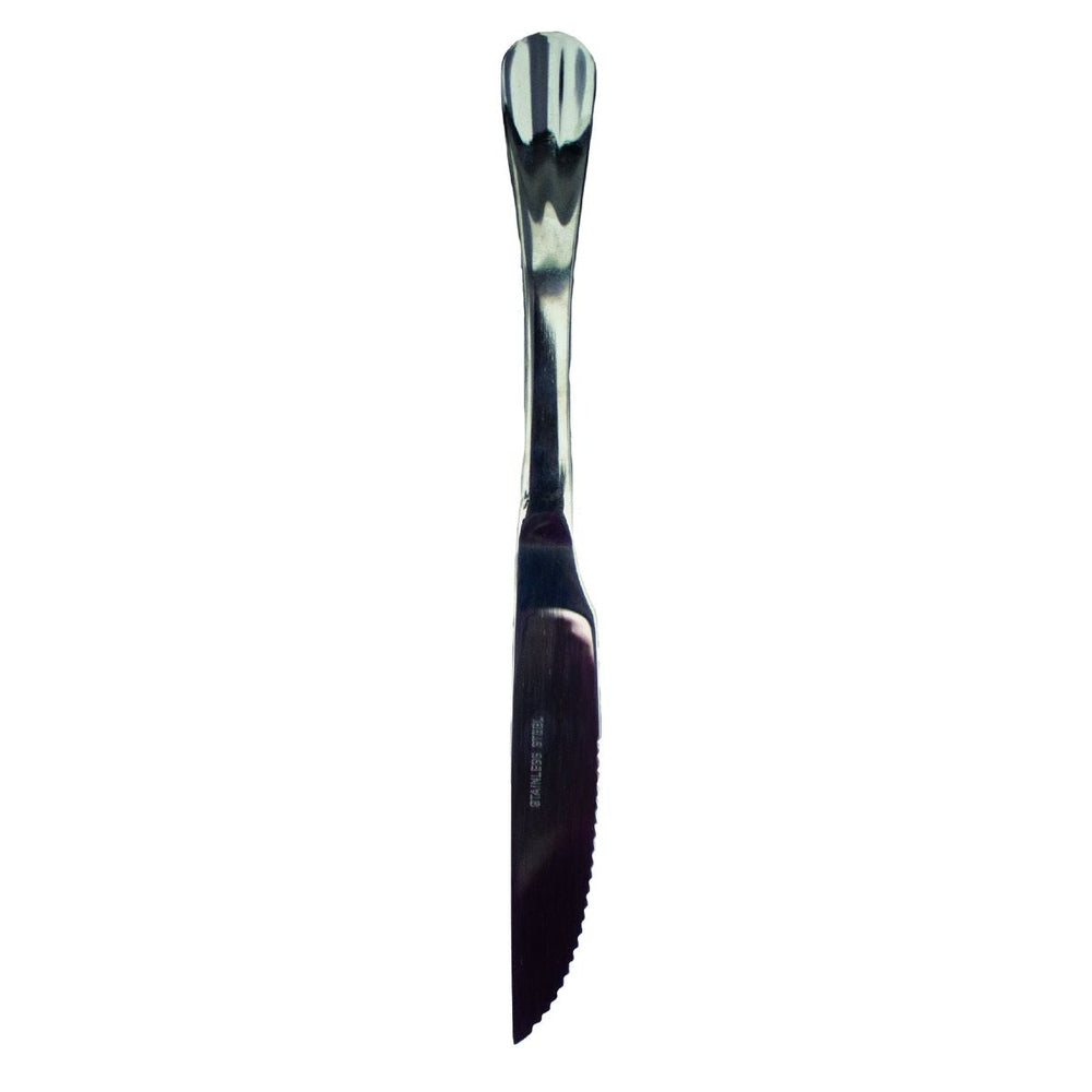 Eetrite Wedge 2 Piece Steak Knives In Black