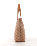 Pierre Cardin Mikayla Mono Tote Bag In White