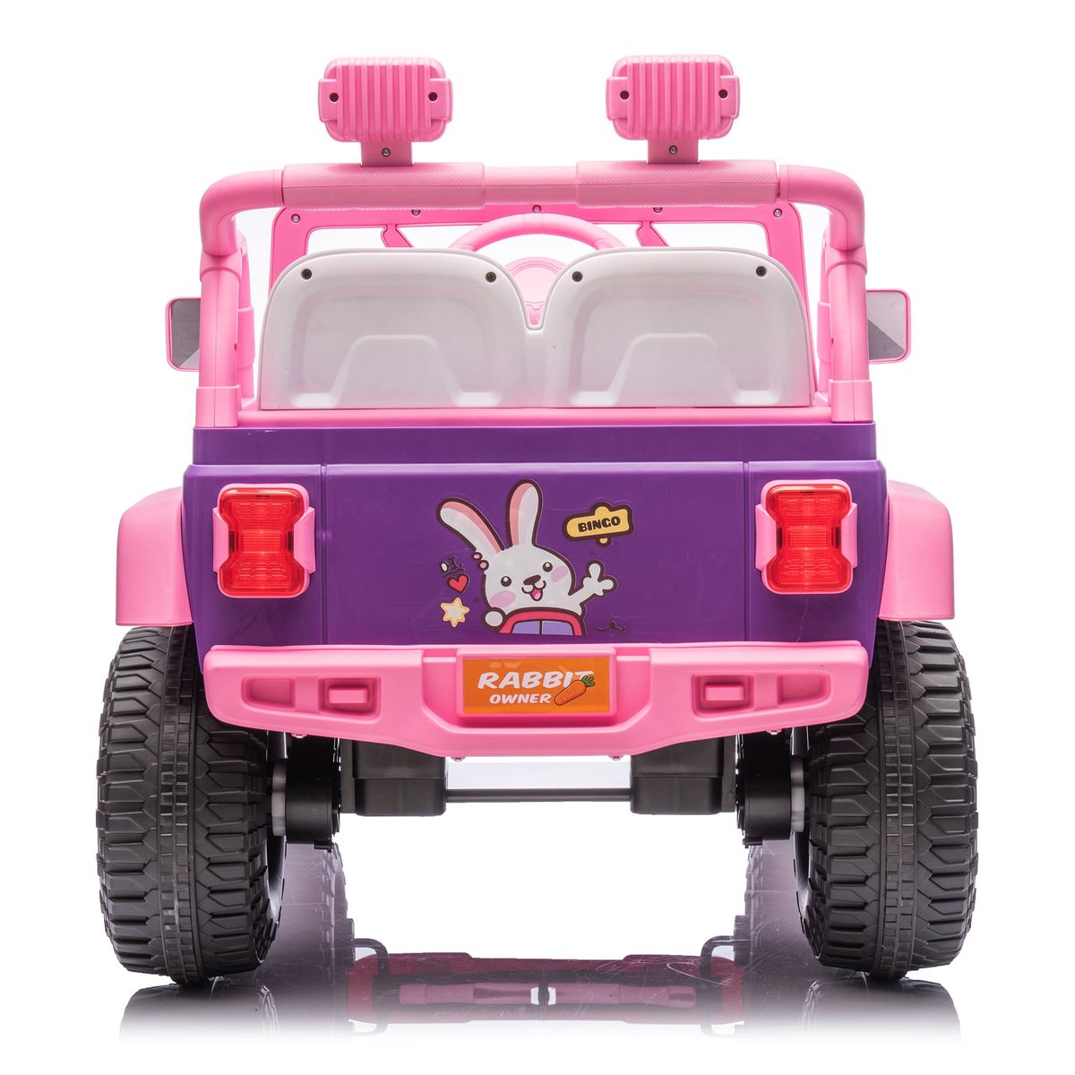Jeep Elecetric Ride On Play Car In Pink