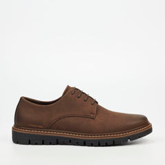 Mazerata Mens Raymond 5 Nubuck Shoes Chocolate