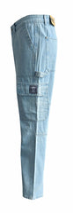 Soviet Mens Rhythm Over Sized Fashion Jeans In Light Indigo