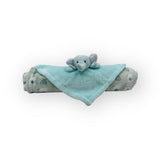 Mother's Choice Boys Elephant Dudu Blanket In Light Sea Green