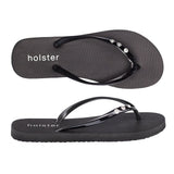 Holster Ladies Holiday Sandals In Black