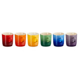 Le Creuset Rainbow Set of 6 Cappuccino Mug In Rainbow