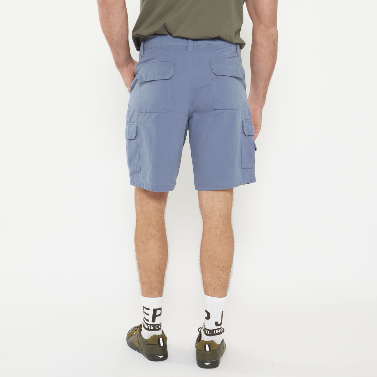 Jeep Mens Trailhawk Fixed Mountain Short In Blue