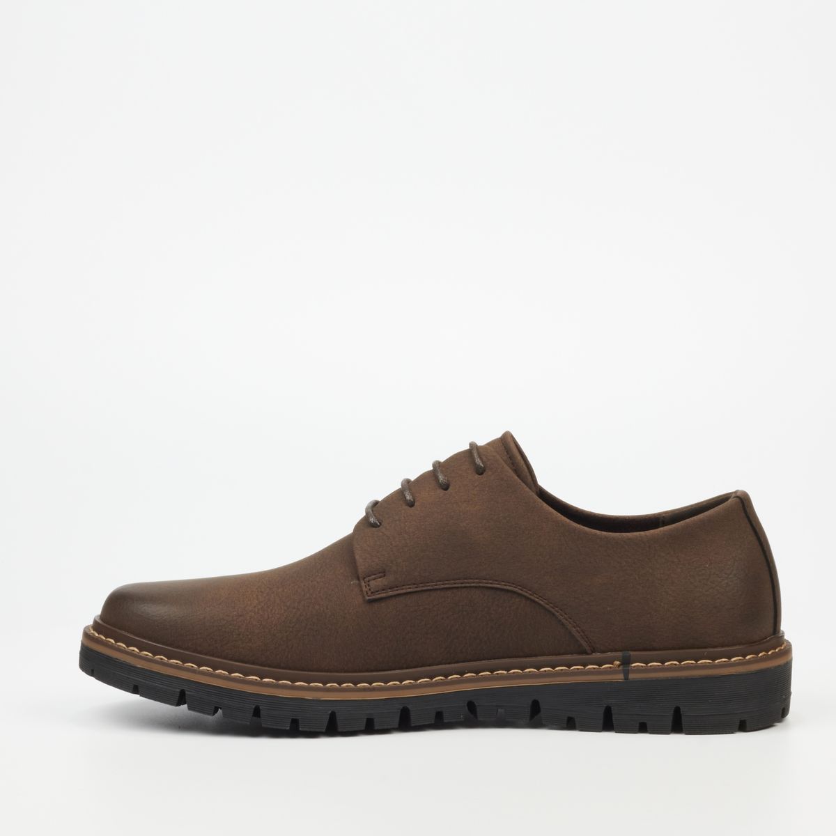 Mazerata Mens Raymond 5 Nubuck Shoes Chocolate