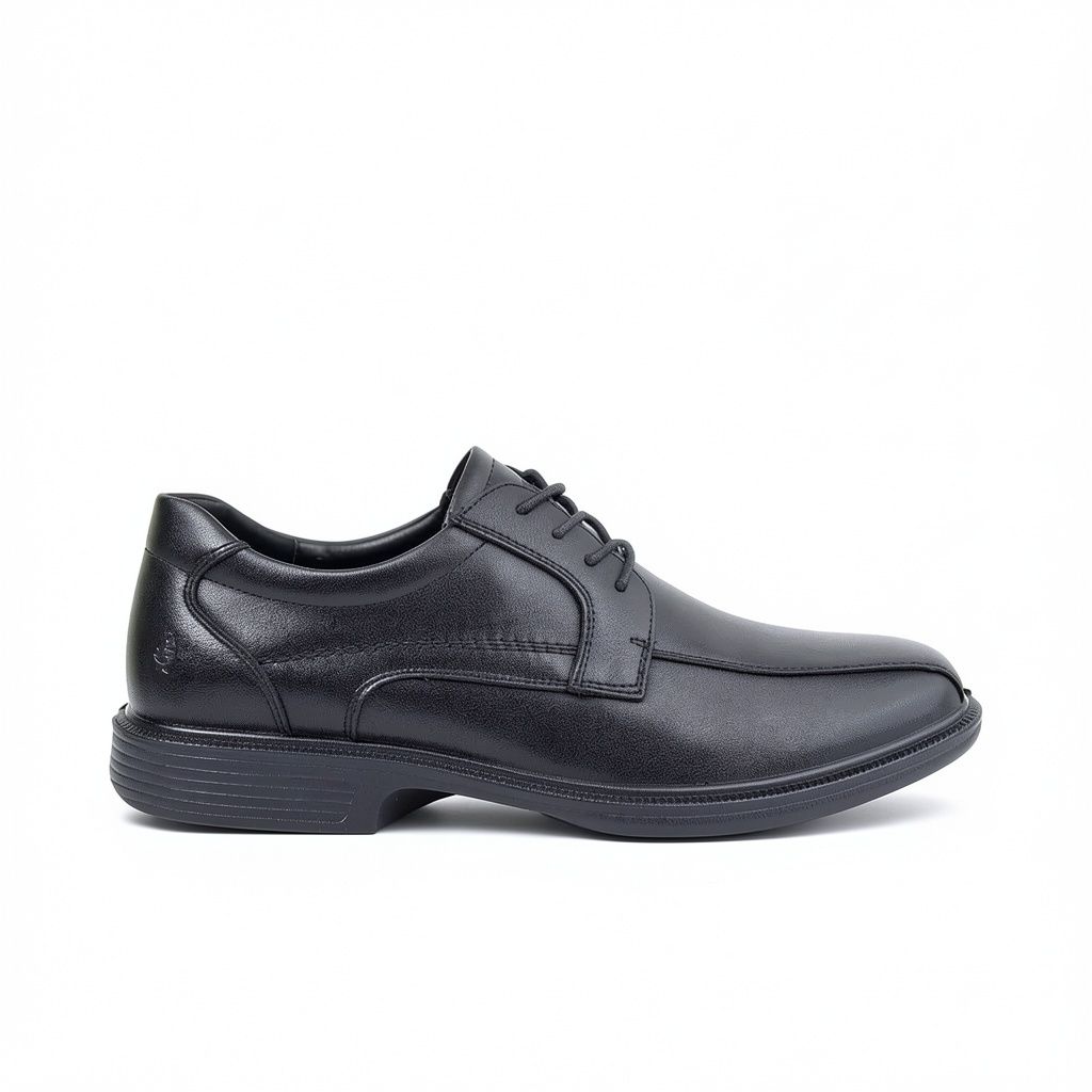 Hush Puppies Mens Edmund Leather Shoes In Black