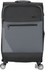 Travel Mate Tpu Black Spinner Trolley Case
