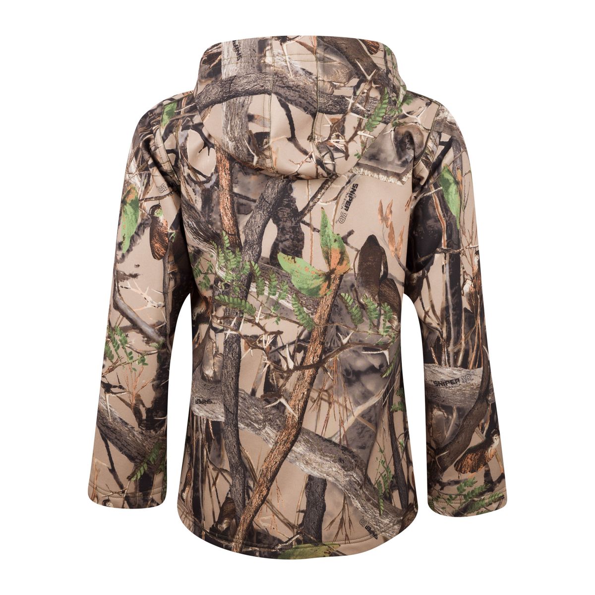 Sniper Ladies Camouflage Reversible Soft Shell Hooded Jacket