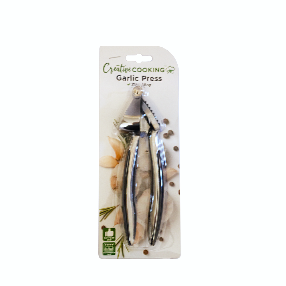 Creative Cooking Garlic Press Zinc Alloy In Silver