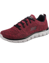 Skechers Mens Red And Black Track Shoes