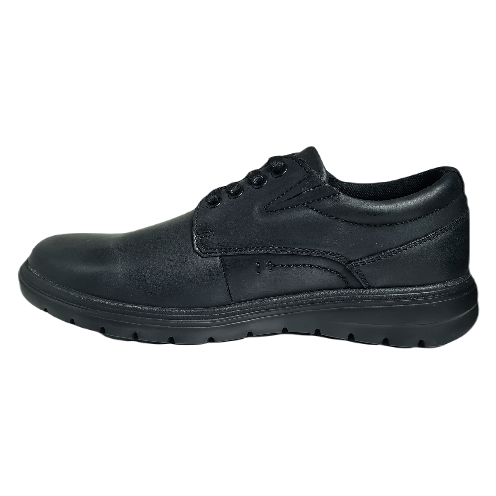 Hush Puppies Mens Maximo Black Waxy Nubuck Shoes