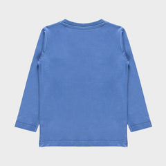 Jeep Boys Graphic Long Sleeve T-Shirt In Blue
