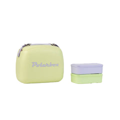 Polarbox 6L Cooler With Strap & 2 Lunch Boxes In Lime And Purple
