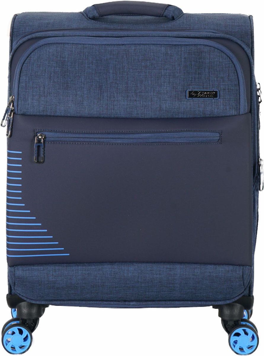 Travel Mate Tpu Spinner Trolley Case Blue