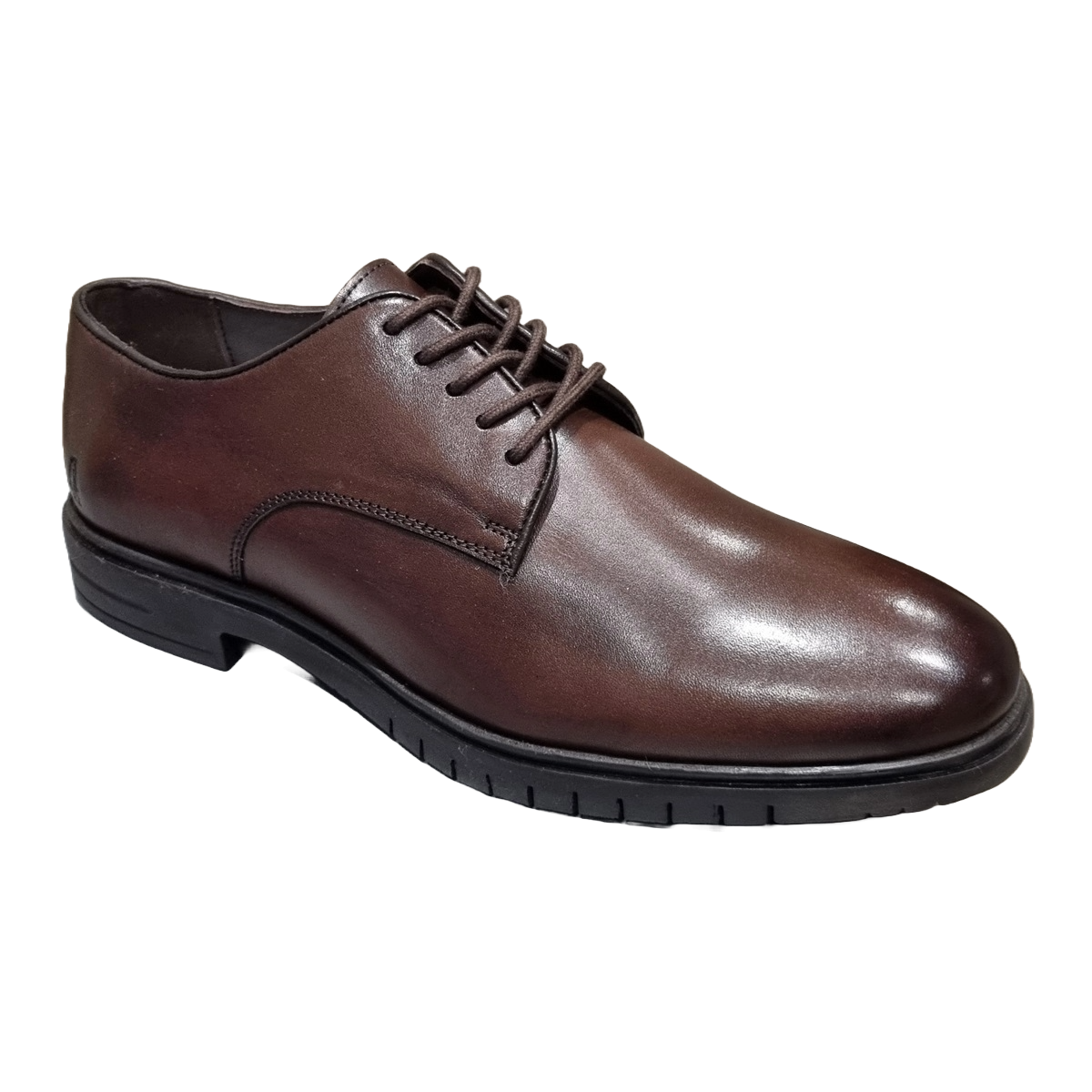 Hush Puppies Mens Brown Sterling Leather Shoe