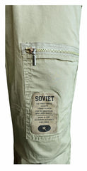 Soviet Mens Sakura Fashion Cargo Pants In Light Sage